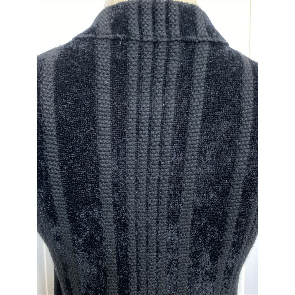 Thakoon Collective Crochet Sleeveless Sweater Top Knit Black Cream Velve… - Picture 4 of 10